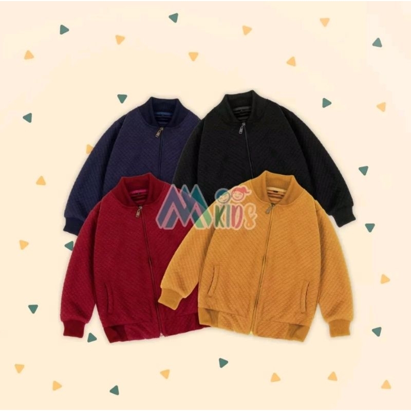 Jaket comfy anak unisex  bomber