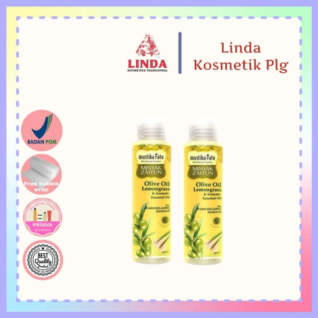 MUSTIKA RATU OLIVE OIL LEMONGRASS&AROMATIC ESENTIAL OIL