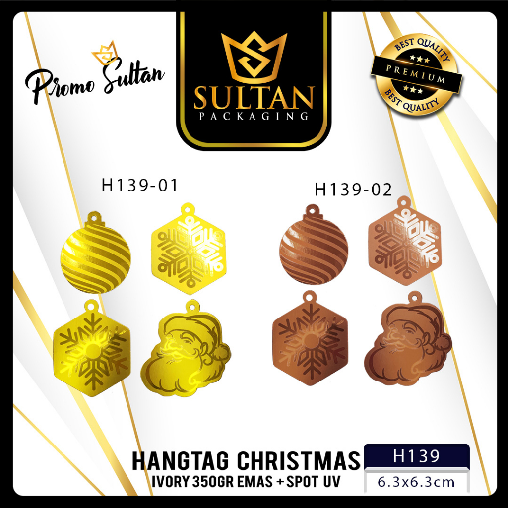 

Hangtag - Hangtag Merry Chrismas - Tag Label Natal - H139