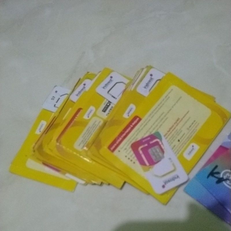 kartu bekas indosat dan tri