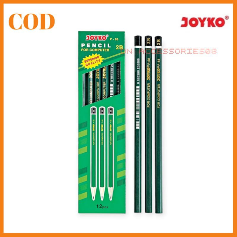 

Pensil 2B Joyko P 88 / Pencil 2B Joyko