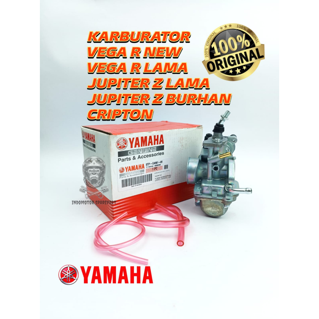 KARBURATOR YAMAHA ORIGINAL ASLI YGP YAMAHA KARBU ORI MIKUNI PRESISI VEGA R NEW / VEGA R LAMA / JUPIT