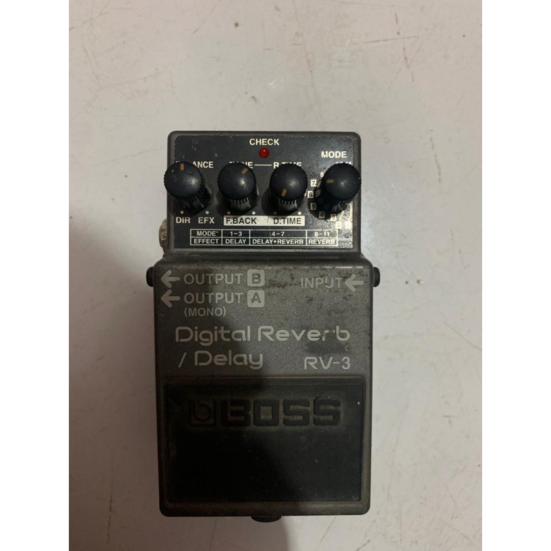 EFEK DIGITAL REVERB/DELAY RV-3 BOSS