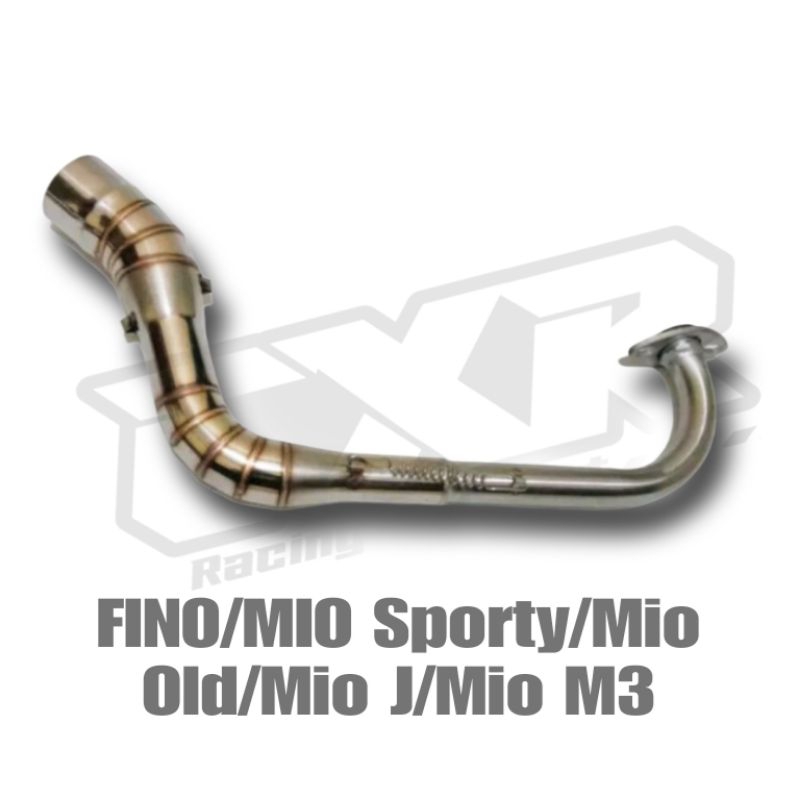 Leher knalpot racing Mio sport/Fino/Mio J/Mio M3/dll original CXR stainless semi