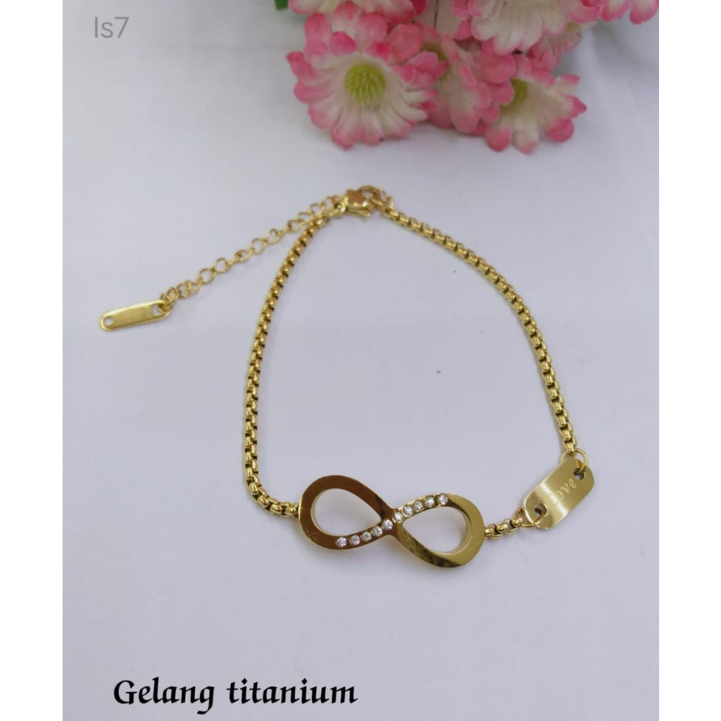 Gelang wanita emas muda murni kadar 77, 8. Gelang tangan model serut fashion viral