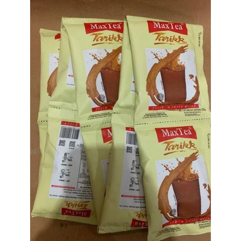 

maxtea teh tarik sachet 1 renceng isi 10 sachet