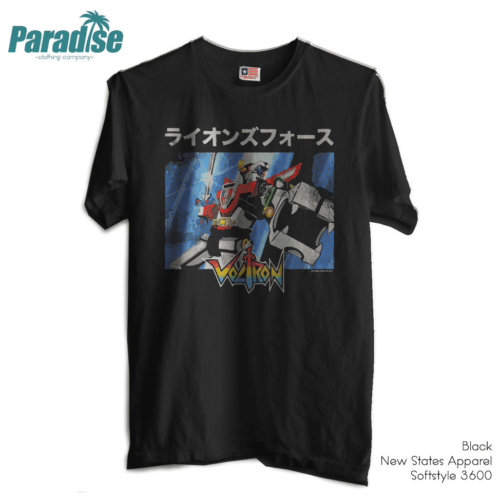 PARADISE Baju Kaos Kartun - Voltron Japan