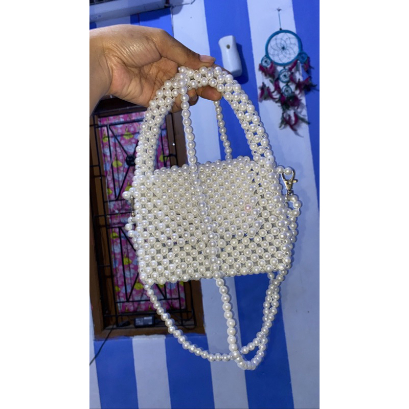 (READY STOCK)/BEADED BAG / TAS MANIK MANIK / PEARL BAG