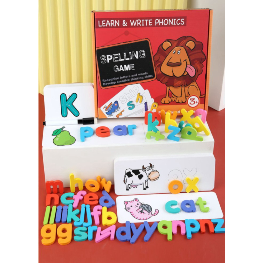 

and Unik learn game Diskon Mainan phonic kata write edukasi cocokkan spelling