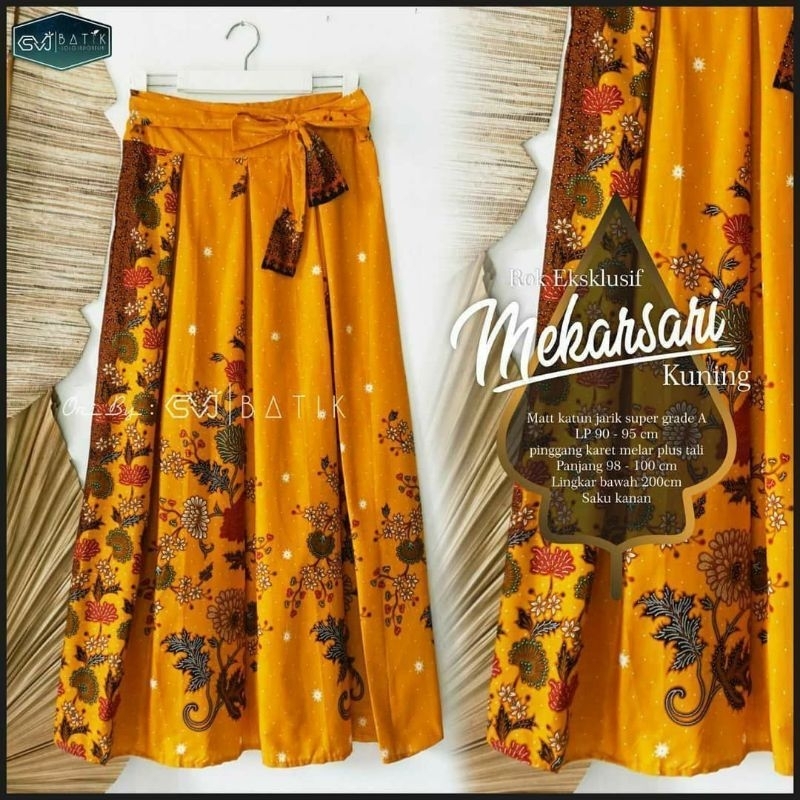 ROK BATIK WANITA PANJANG BAWAHAN BATIK WANITA MODEL PAYUNG UMBRELLA SKIRT CANTIK MODERN TERBARU BAWA