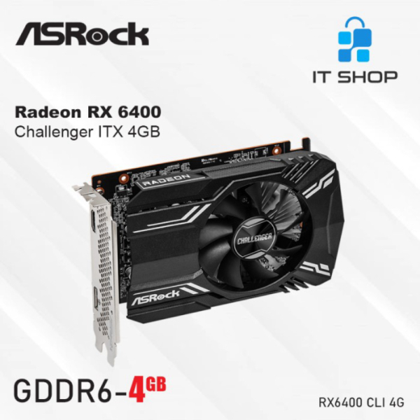 Dijual Asrock Radeon RX 6400 Challenger ITX 4GB Berkualitas