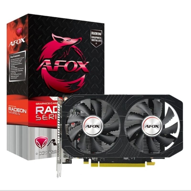 VGA Afox RX 550 4GB DDR5 Dual Fan/ RX550 4GB DDR5 / VGA RX550 4GB DDR5