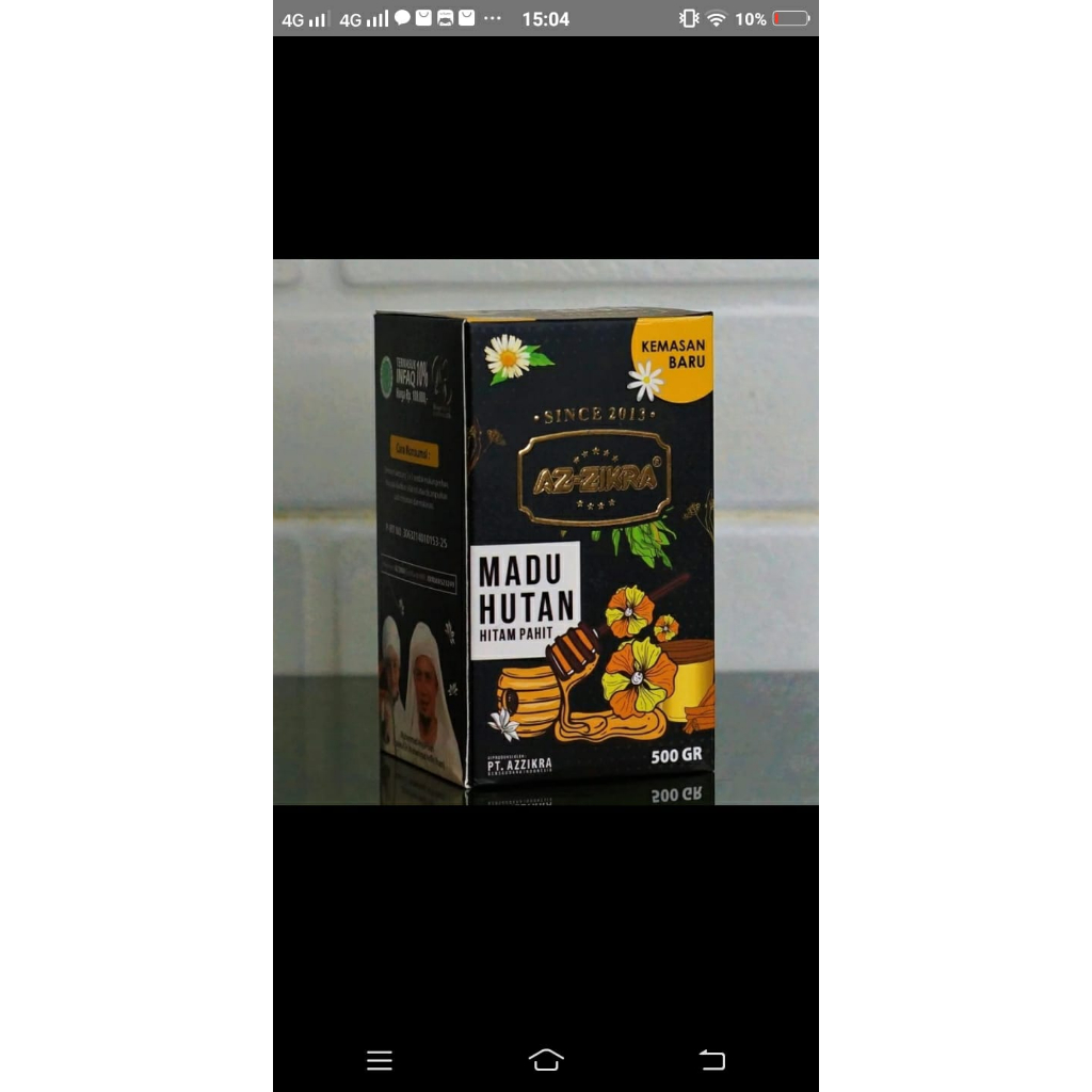 

Madu Hutan Hitam Pahit Asli AZ ZIKRA 100%