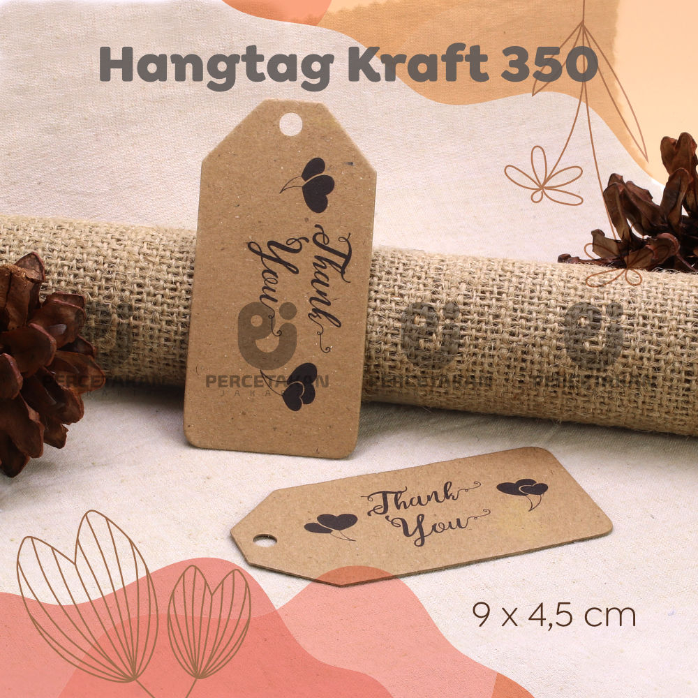 

Pricetag Thank You Kotak | Hangtag Thank You Unik | Tag Kraft Murah