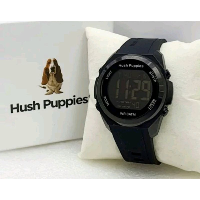 Jam Tangan Pria Hush Puppies Rubber Digital