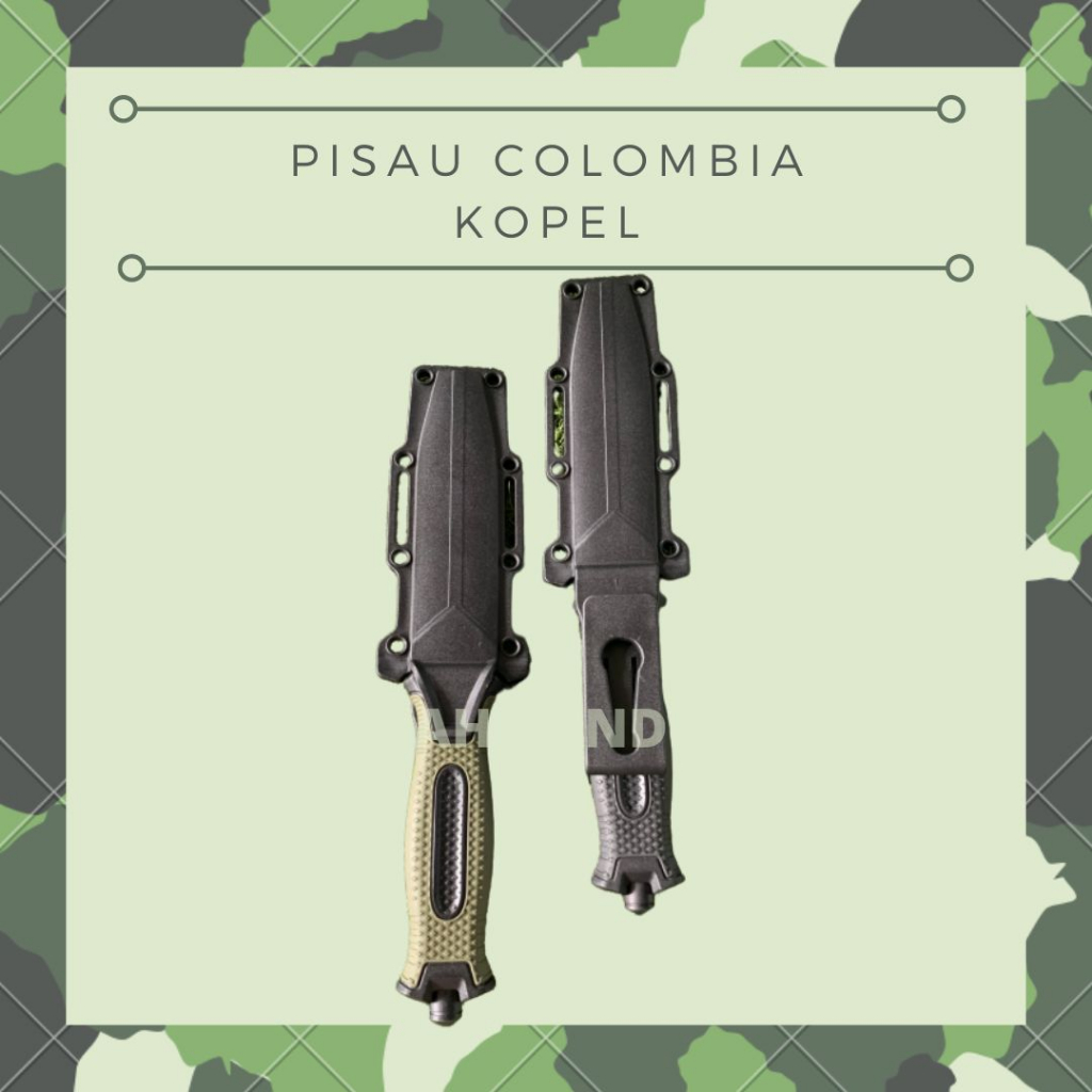 Pisau Colombia Kopel Pisau Berburu Survival Outdoor 2948A USA