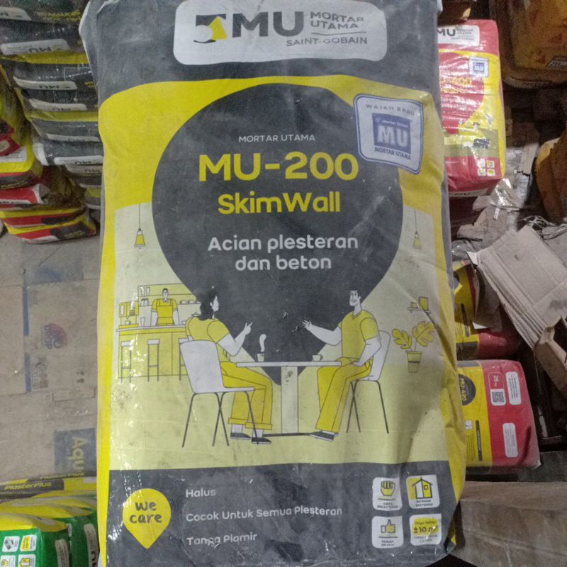 MORTAR UTAMA MU 200 acian plesteran dan beton