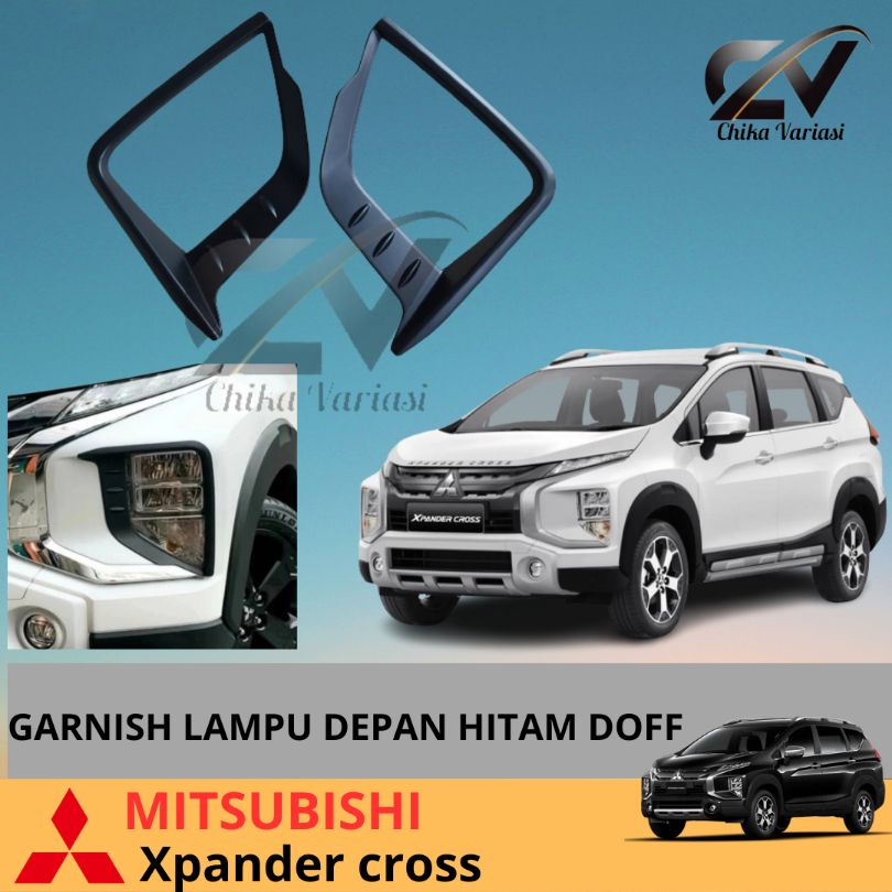 Garnish Lampu Depan Mitsubishi Xpander Cross Hitam