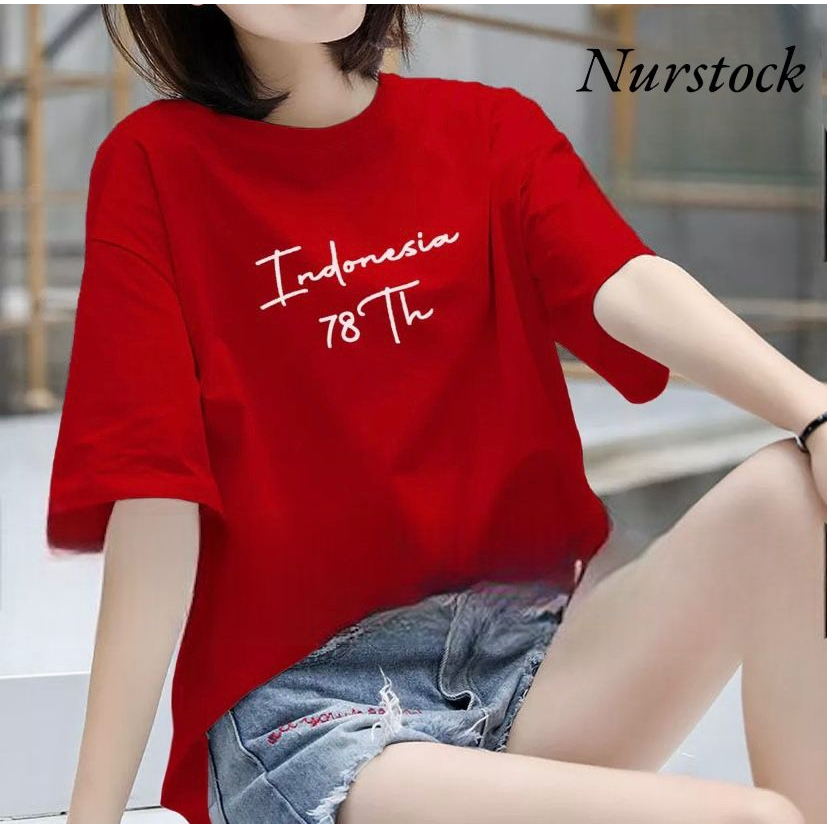 TYPE B12 - KAOS AGUSTUS - BAJU KAOS 17 AGUSTUS - KAOS INDONESIA 78 TH - BAJU INDONESIA 78 THC - KAOS