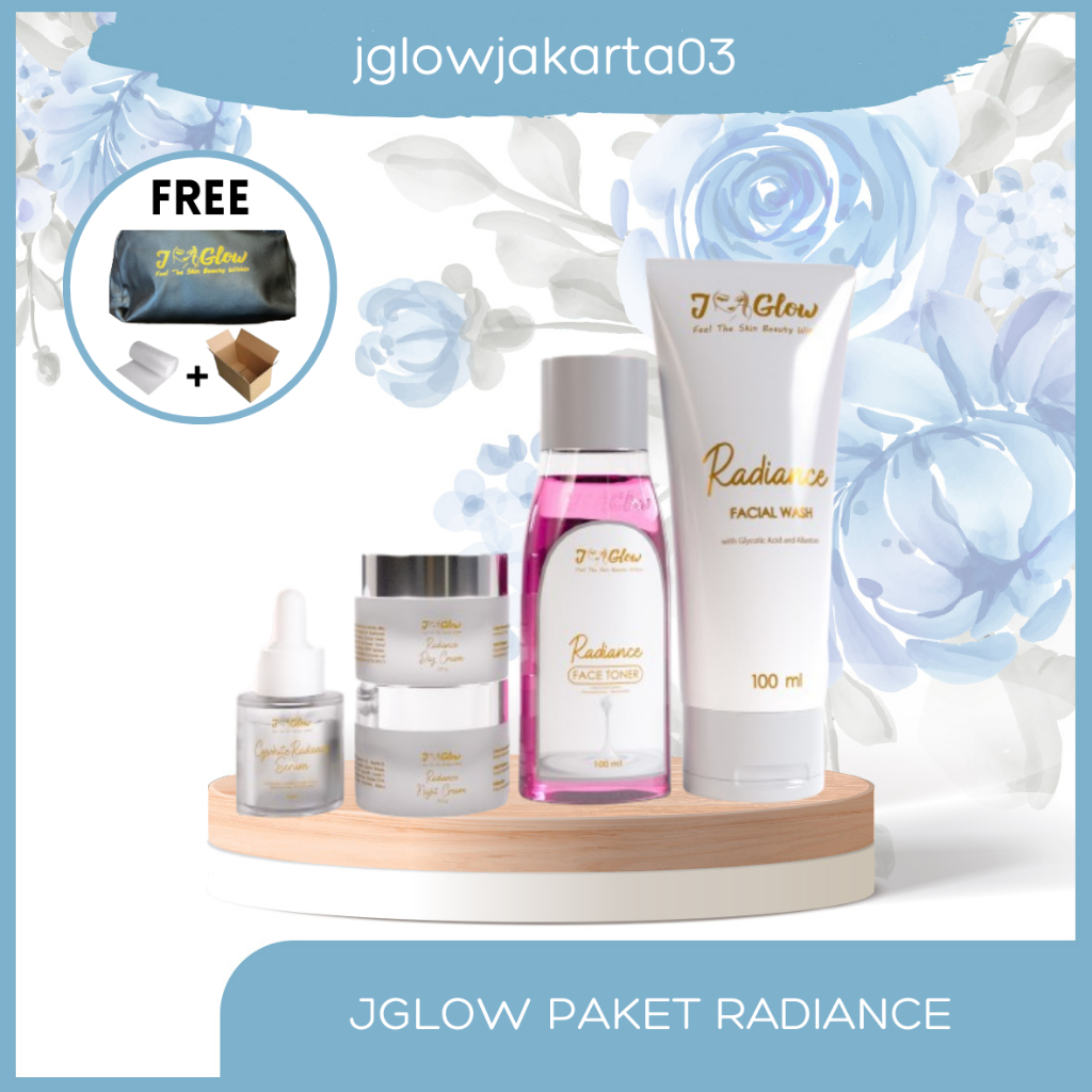Jglow Skincare Paket Super Whitening Radiance - Skincare BPOM