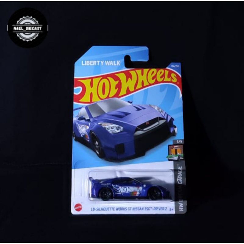 Hotwheels LBWK R35 Biru tua
