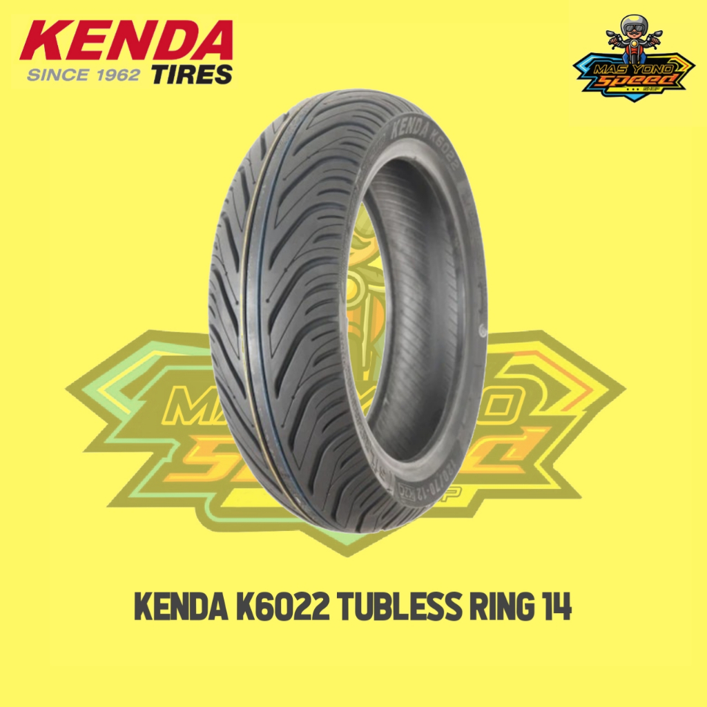 KENDA Tato Gel K6022 Ban Tubeless Untuk Ban Vario12 ,Beat Fi Mio Tato Gel