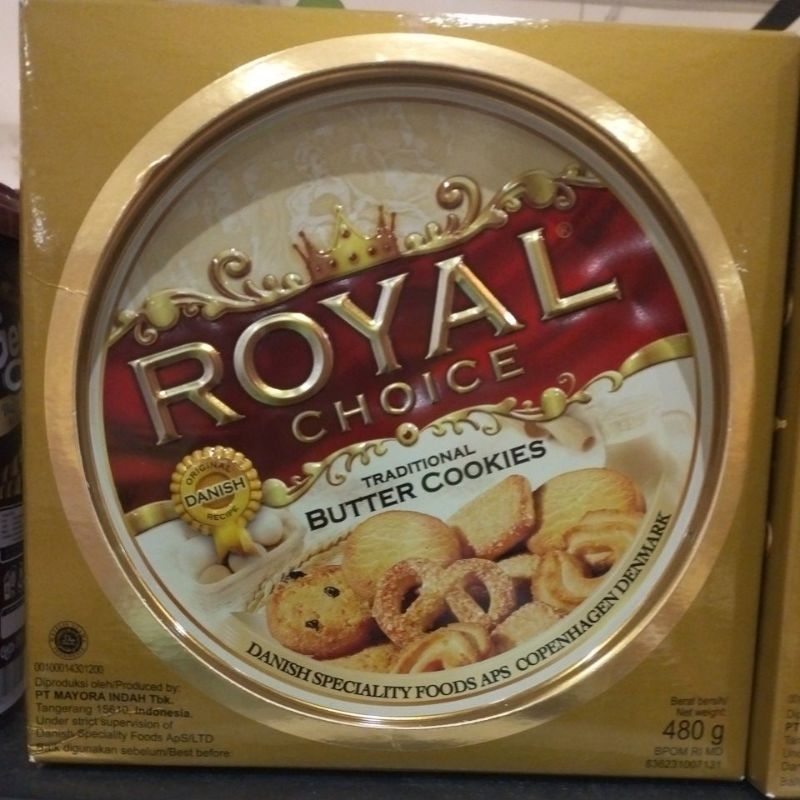Royal choice biskuit kaleng