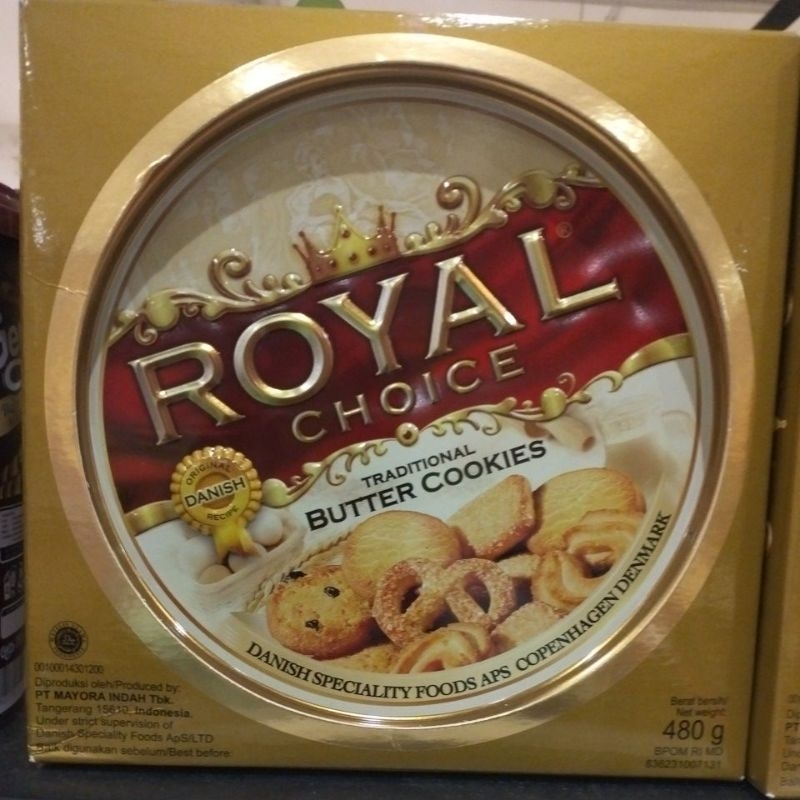 

Royal choice biskuit kaleng