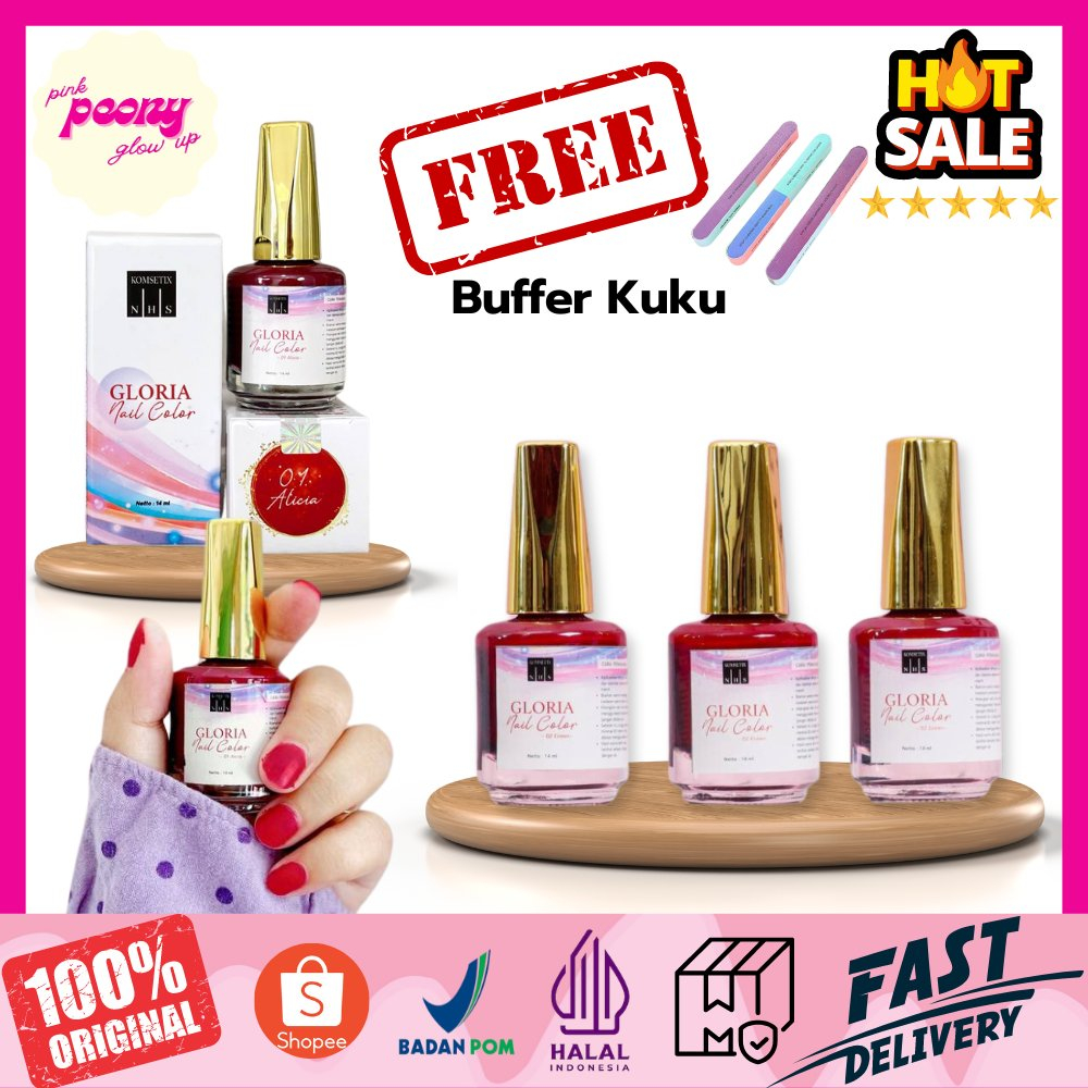 KUTEK HALAL SAH UNTUK SHOLAT - GLORIA NAIL HENNA - PACAR KUKU HALAL - HENNA KUKU HALAL - INAI KUKU H