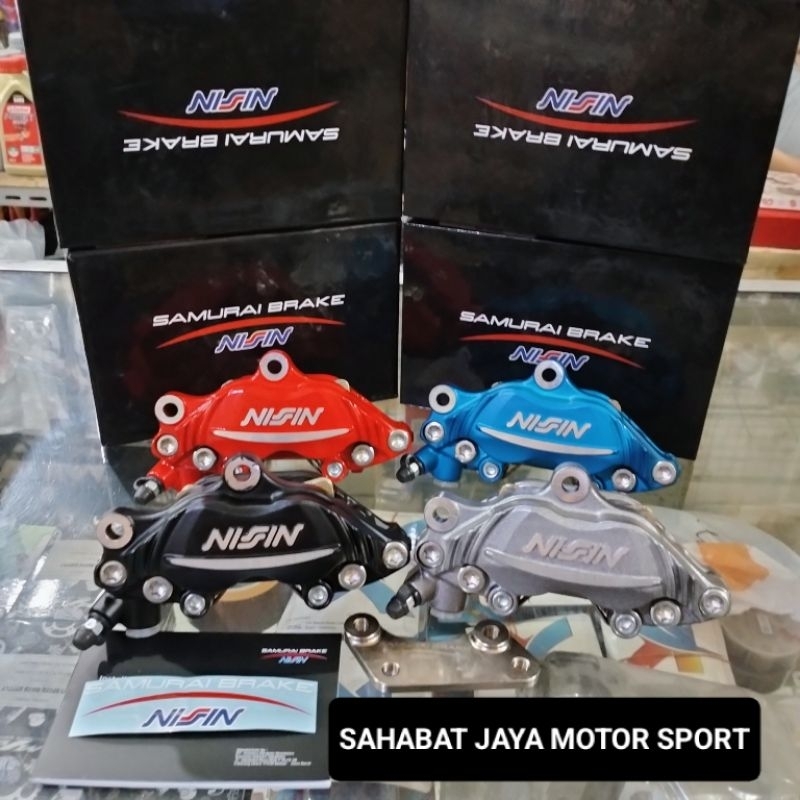 kaliper Depan Nissin Samurai 4 Piston Ninja RR Original Nissin Samurai 100%