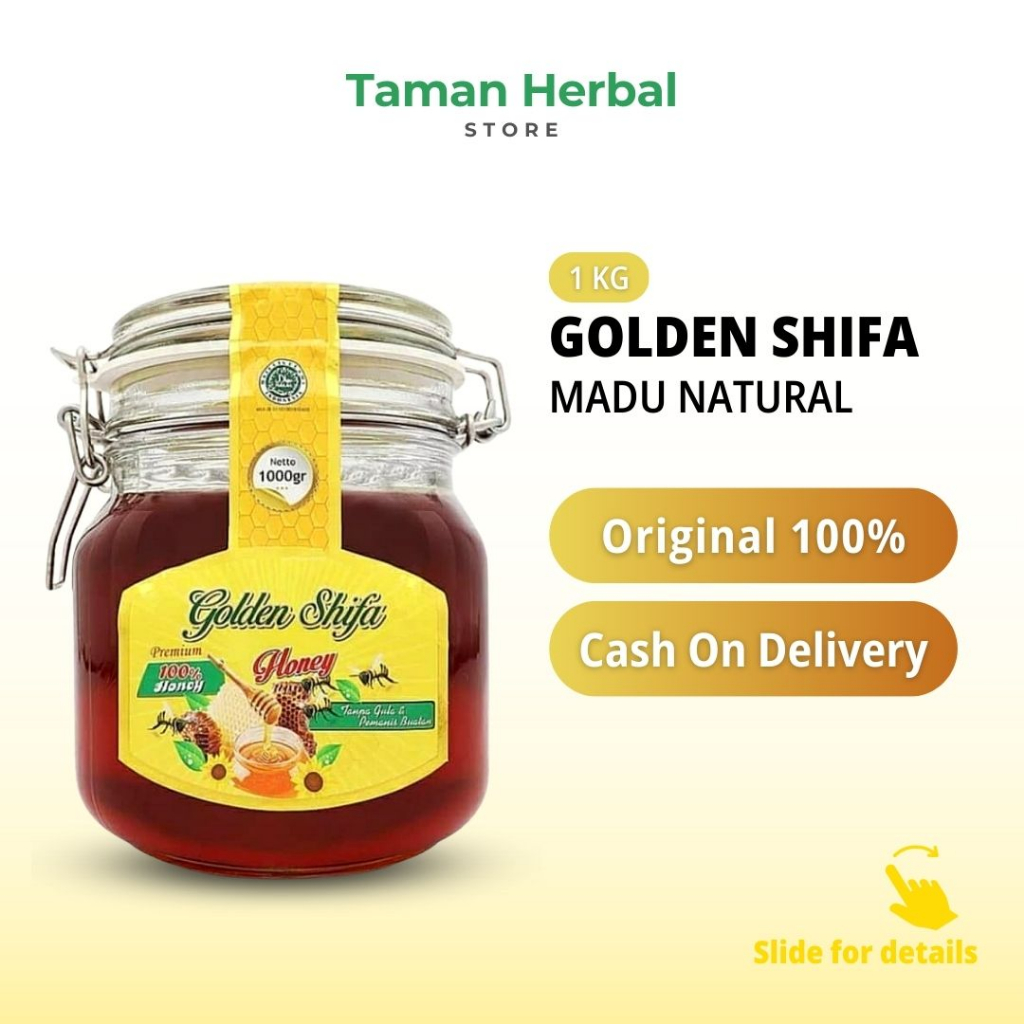 

Madu Golden Shifa Honey Murni Original (1kg) Free Bubble Wrap & Kardus