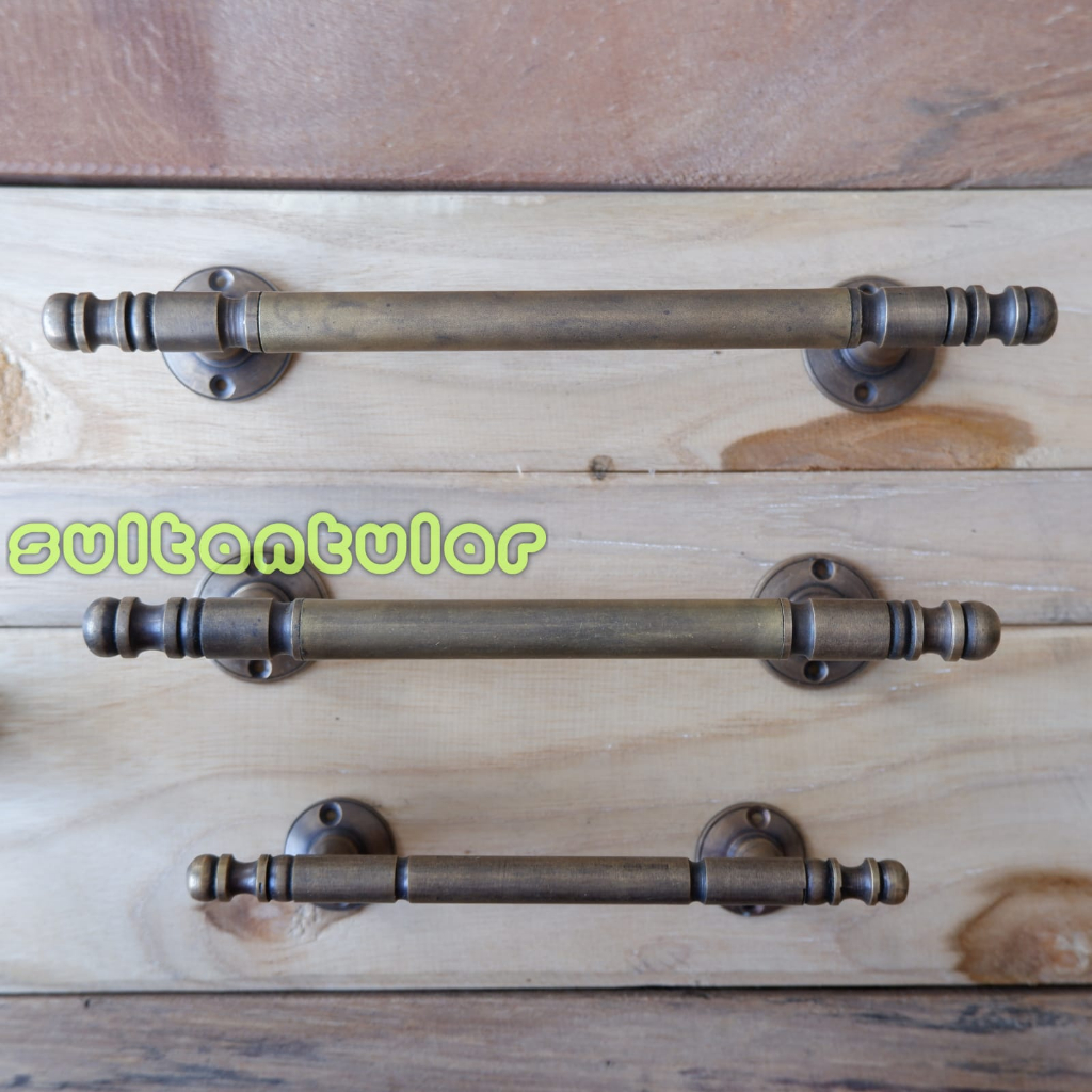 Handle pintu lemari minimalis kuningan antik