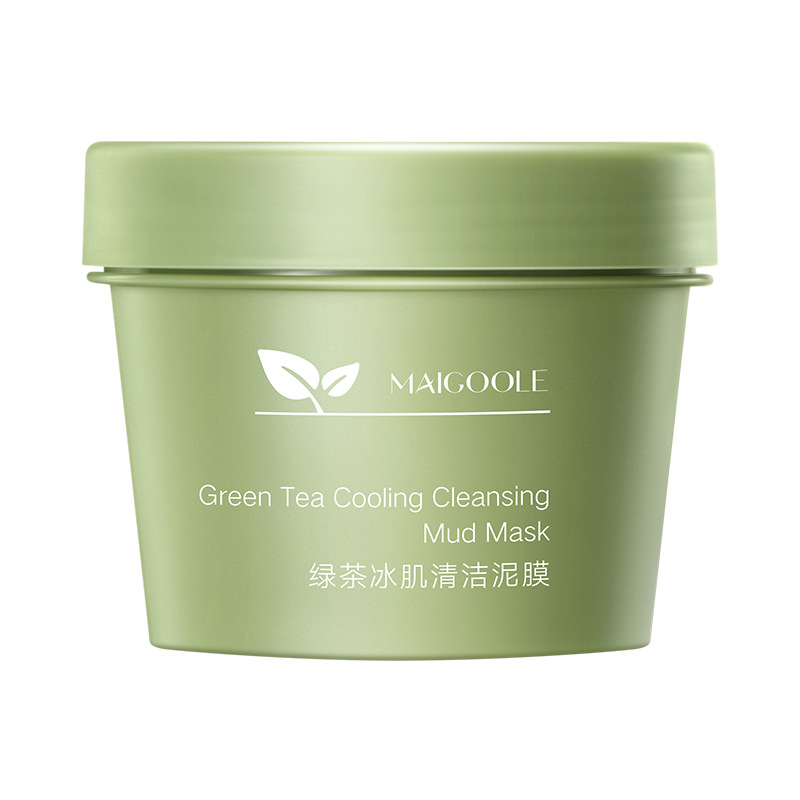 【BPOM】Maigoole Green Tea Clay Mask Masker Wajah Green Tea Pore Clean Clay Mask - 100gr