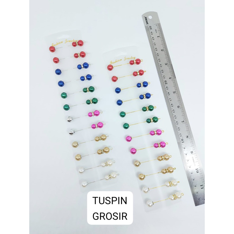 GROSIR TUSPIN TERMURAH isi 12 pcs/ tuspin grosir 1 lusin/ tuspin mutiara