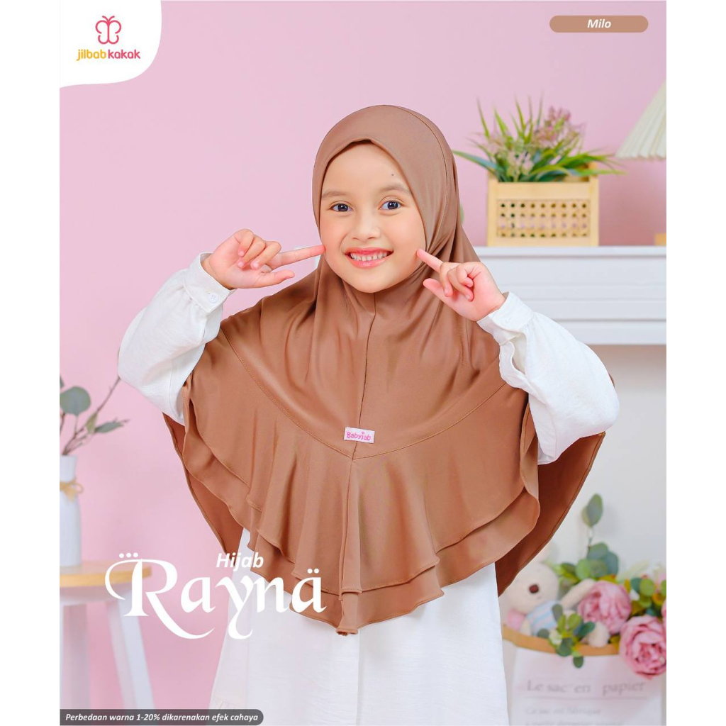Babyjab Hijab Rayna Rampel Non Pet / Rayna Hijab / Jilbab Kakak Rayna