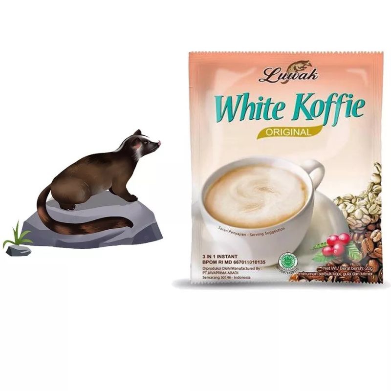 

Luwak White Coffee Kopi Luwak Renceng (Isi 10 Pcs)