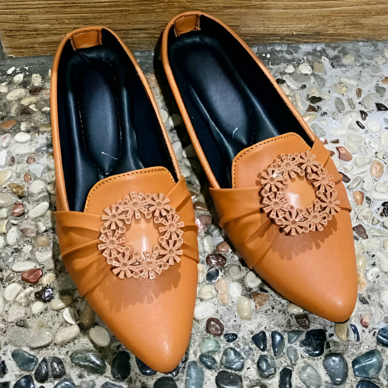 SANDAL SLOP TUTONG LANCIP PESTA WANITA UKURAN BESAR JUMBO BIG SIZE 41 42 43