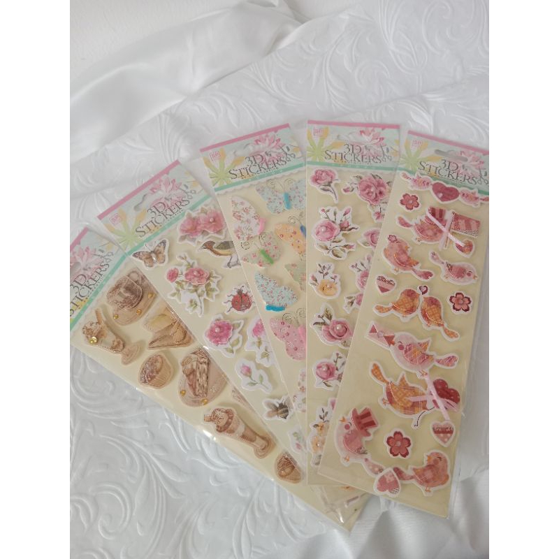

LA PAPERIE Sticker Timbul 3d Bahan Scrapbook Journaling