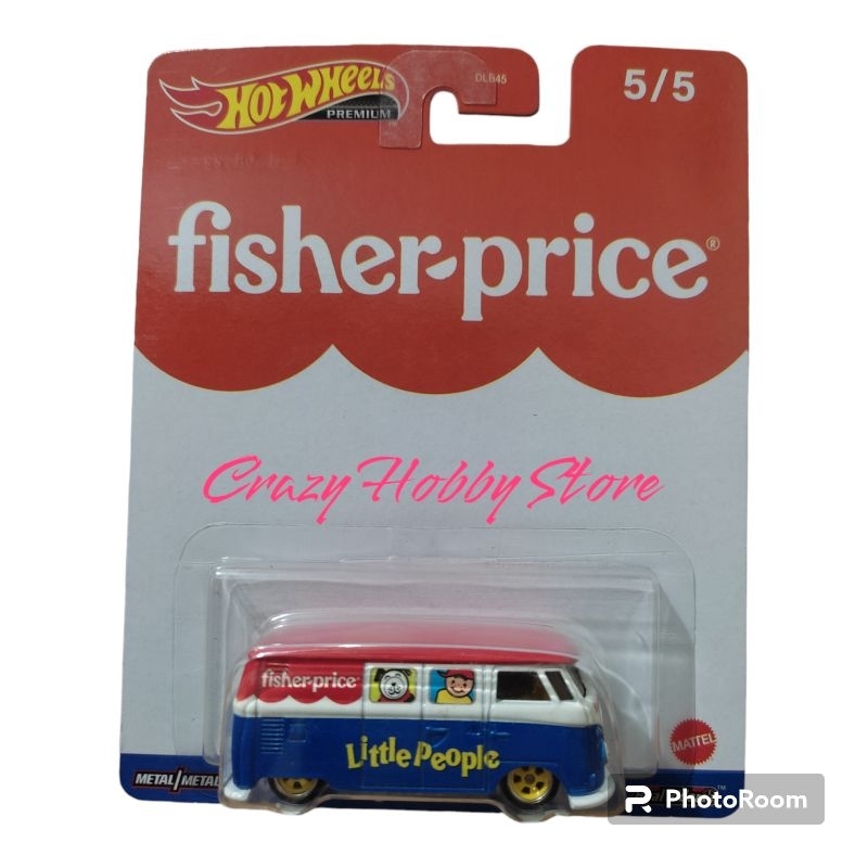 hot wheels vw T1 panel bus fisher - price