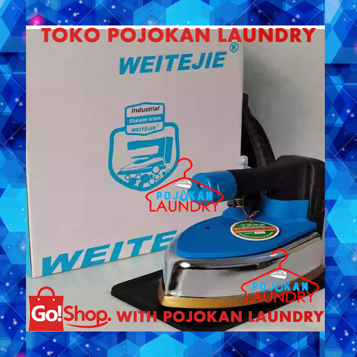 Setrika Uap Listrik Silverstar/Setrika Listrik Infus 1700 Watt/Setrika Uap Listrik Weitejie