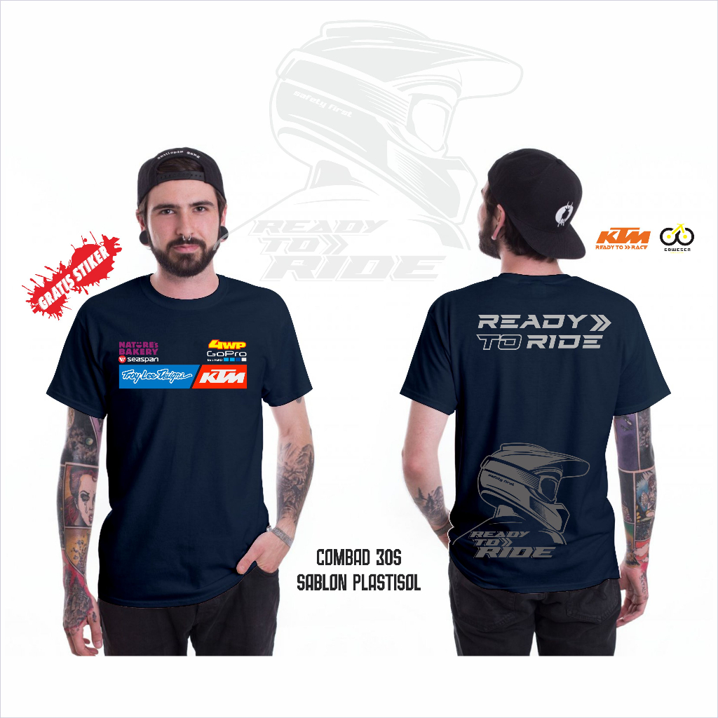 Kaos TLD/ R-DTF TRO Navy/ Kaos Troyleedesign/ Kaos KTM Premium/ Kaos KTM Racing/ Kaos Moto GP/ Kaos 