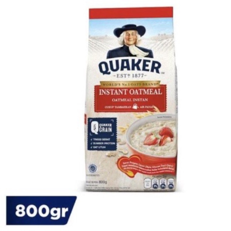 

Quaker oatmeal 800 gram exp aman