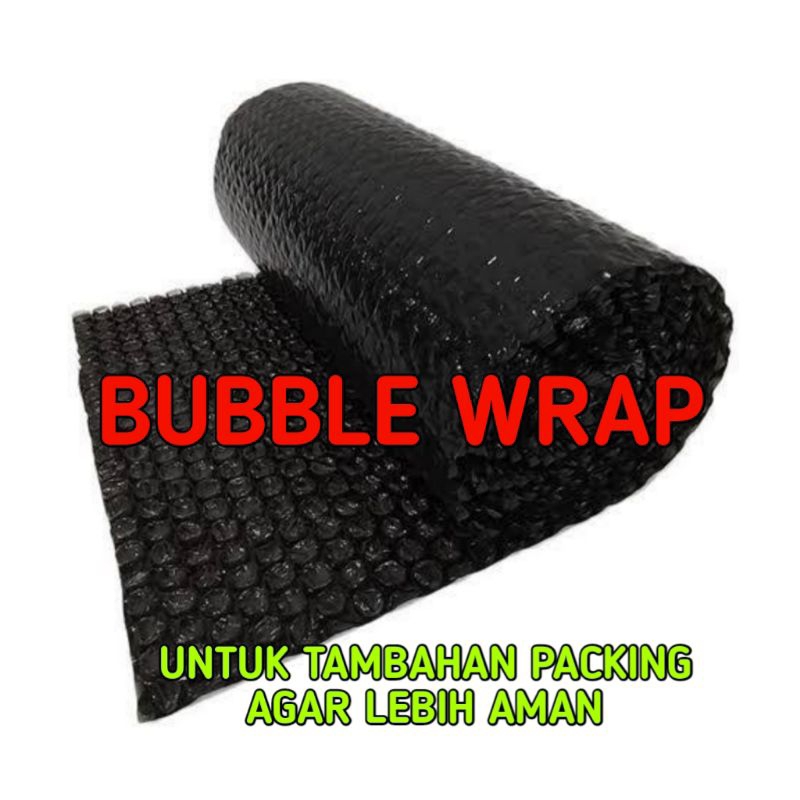 

Bubble wrap untuk tambahan packing