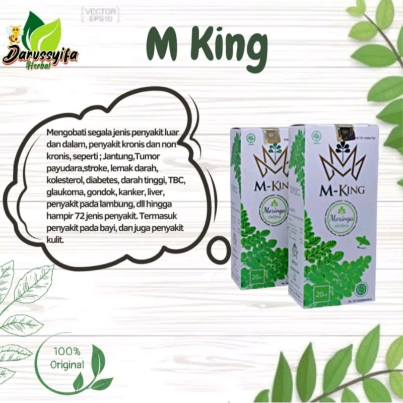 Jamu Herbal tetes |M king moringa original | Banyak manfaat