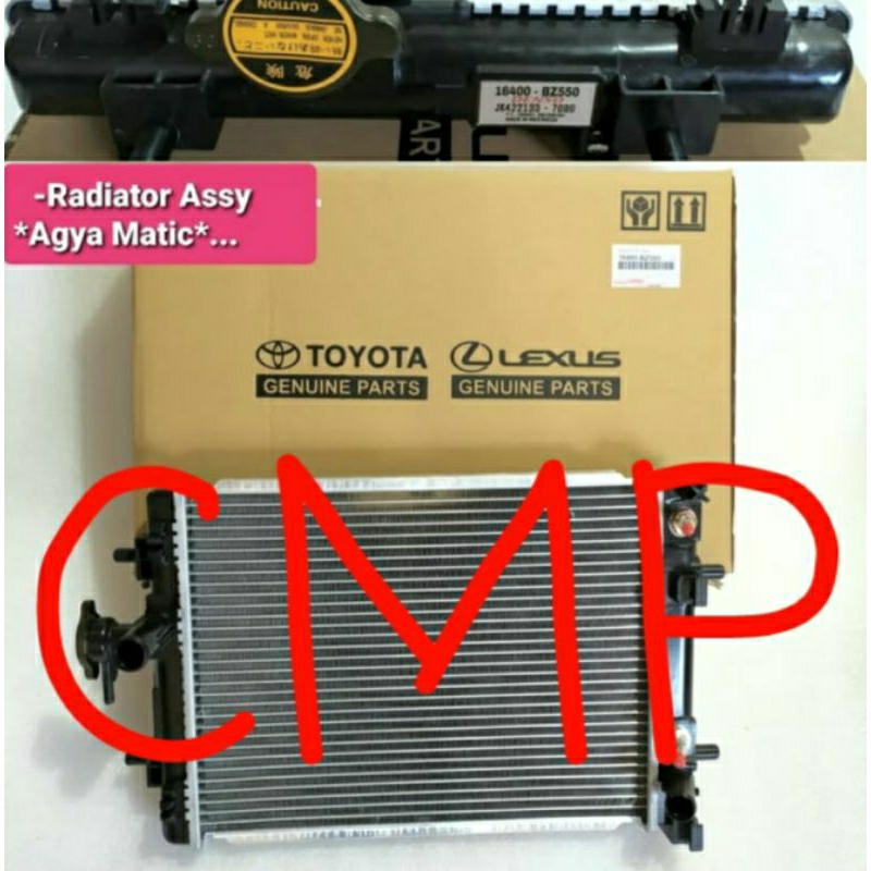 RADIATOR ASSY TOYOTA AGYA MATIC 16400-BZ550
