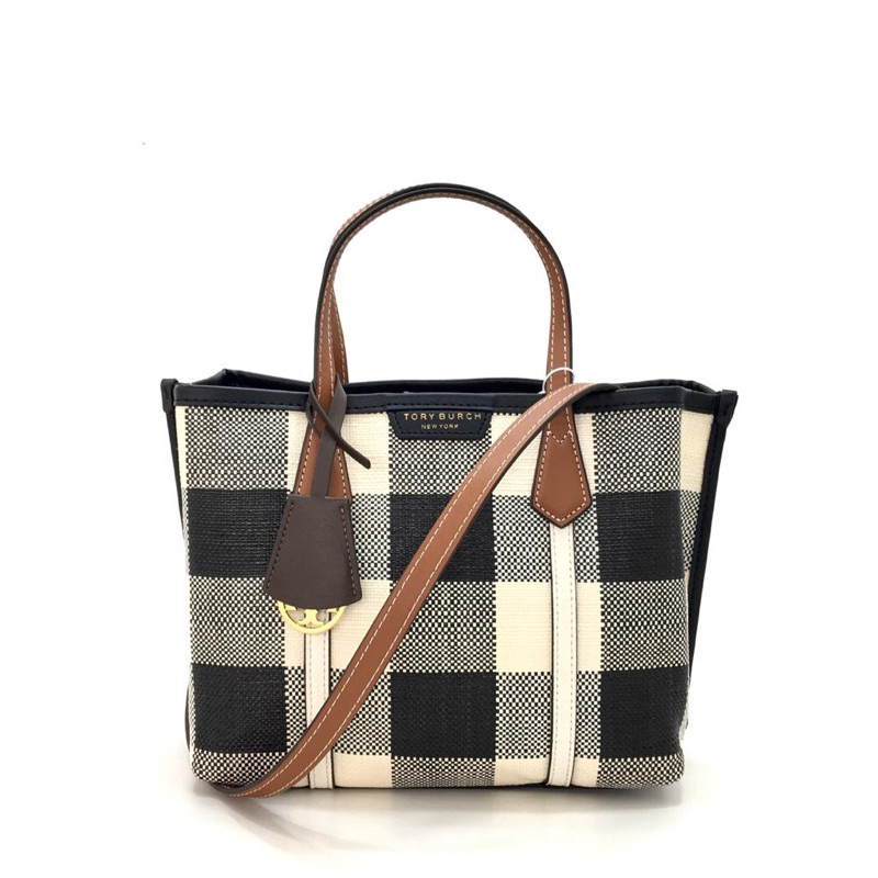 TB Perry Gingham Small Tote