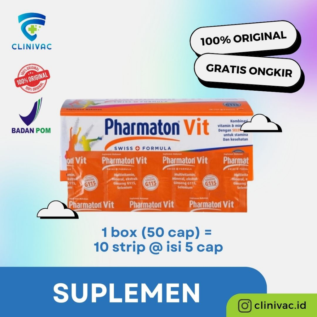 Pharmaton Formula | Suplemen Vitamin Dan Mineral Harian