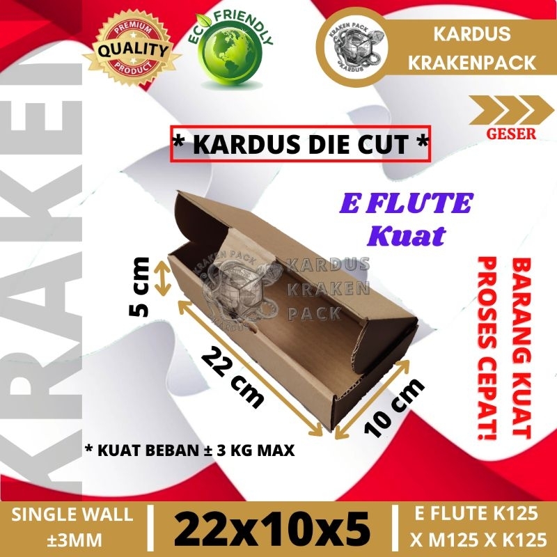 

KARDUS DIE CUT 22x10x5 cm HAMPERS KARTON BOX DUS COKLAT PACKING KUAT POLOS BARU MURAH 22 x 10 x 5 cm
