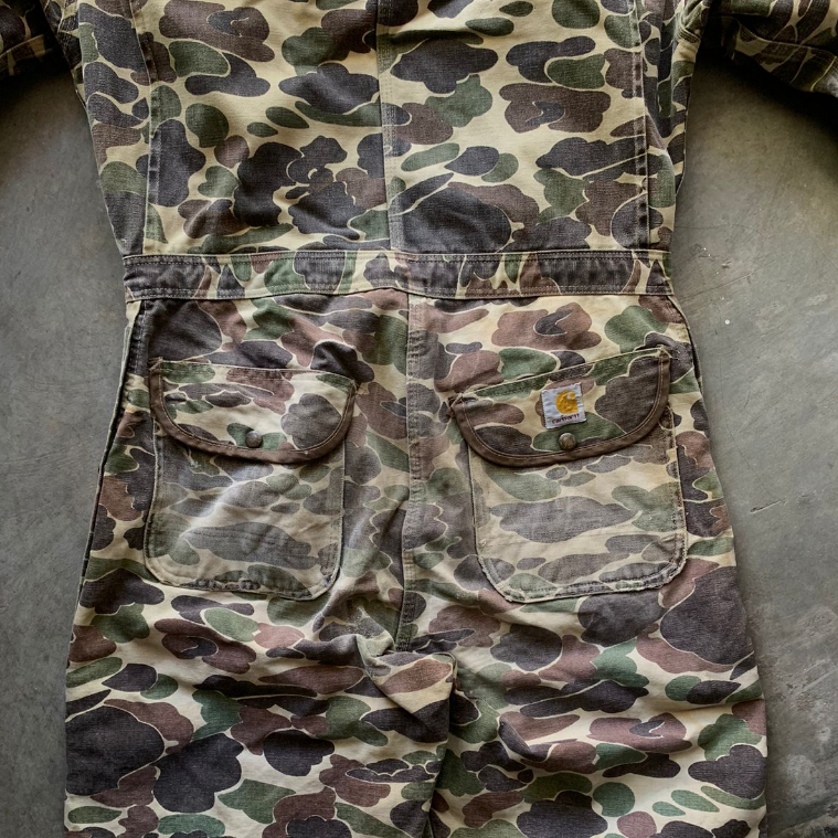 80s Carhartt coverall anniversary 100 camouflage