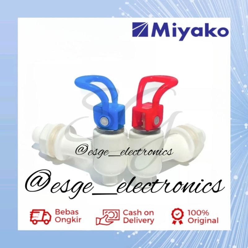 ORIGINAL SET KRAN DISPENSER MIYAKO KERAN AIR DISPENSER MIYAKO WD 186 189 289 689 58 PANAS DINGIN AIR
